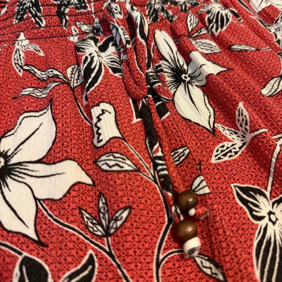 Apt 9 Hawaiian Short Pull On Elastic Waist Womens Medium - Picture 2 of 6